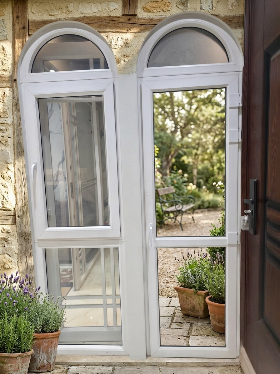 Premium Aluminium Door displayed in the NICWIN Experience Center.